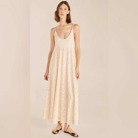 Rebecca Taylor Dresses | Nwt Rebecca Taylor Lace Maxi Dress In Beige Size L | Color: Cream | Size: L | Ahandful02's Closet Rebecca Taylor Dresses | Nwt Rebecca Taylor Lace Maxi Dress In Beige Size L | Color: Cream | Size: L | Ahandful02's Closet